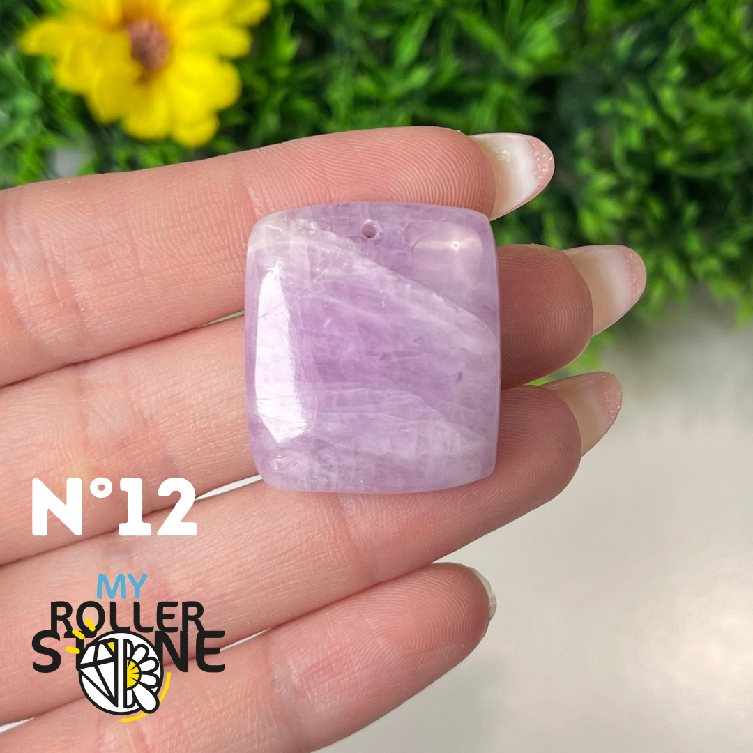 Pendentif Kunzite 5A percé