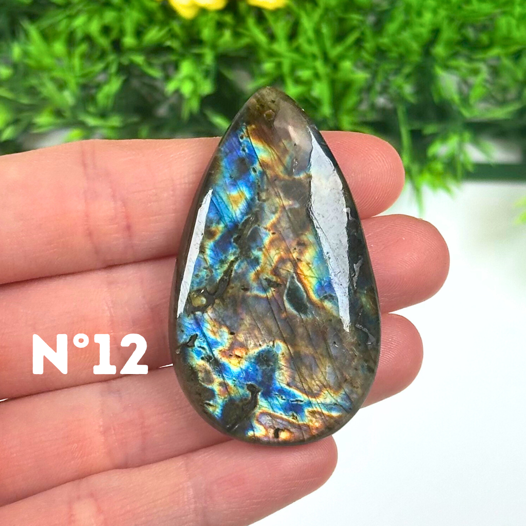 Pendentif Labradorite Multicolore 5A