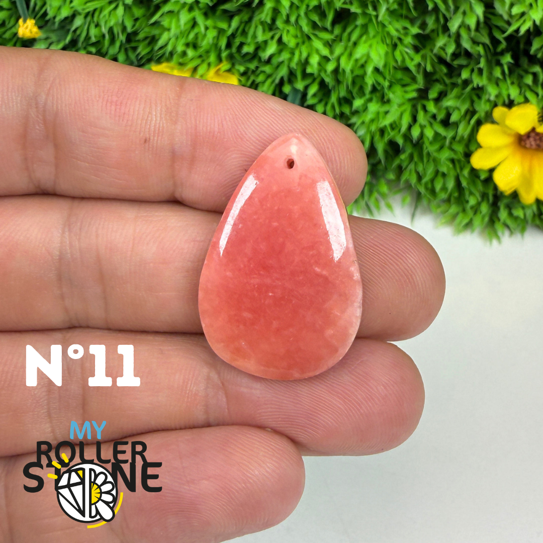 Pendentif percé Rhodochrosite Qualité gemme