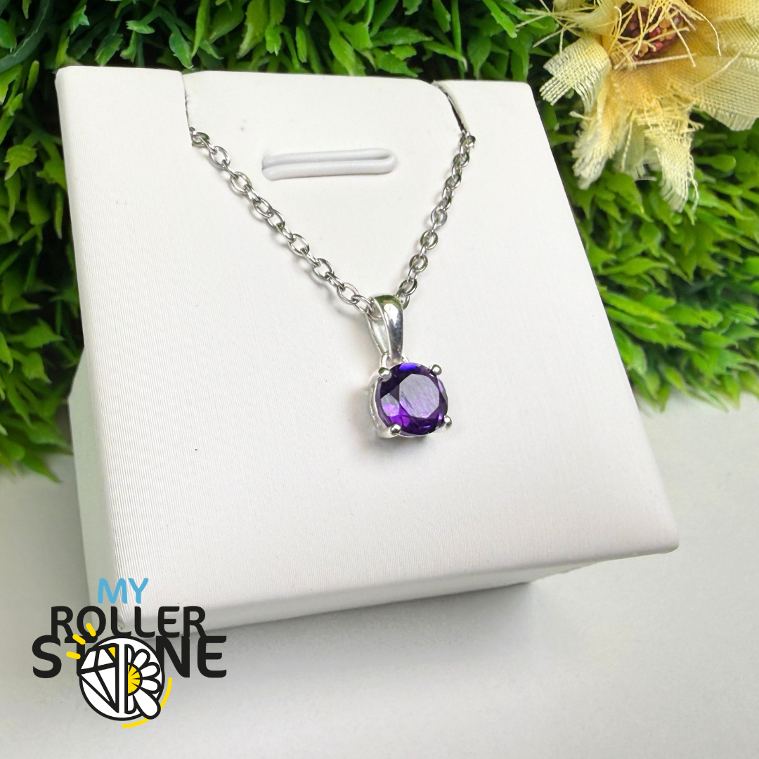 Pendentif Améthyste Facettée – PBC206-AMF
