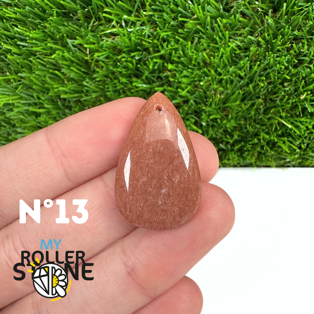 Pendentif Percé Amazonite Pêche