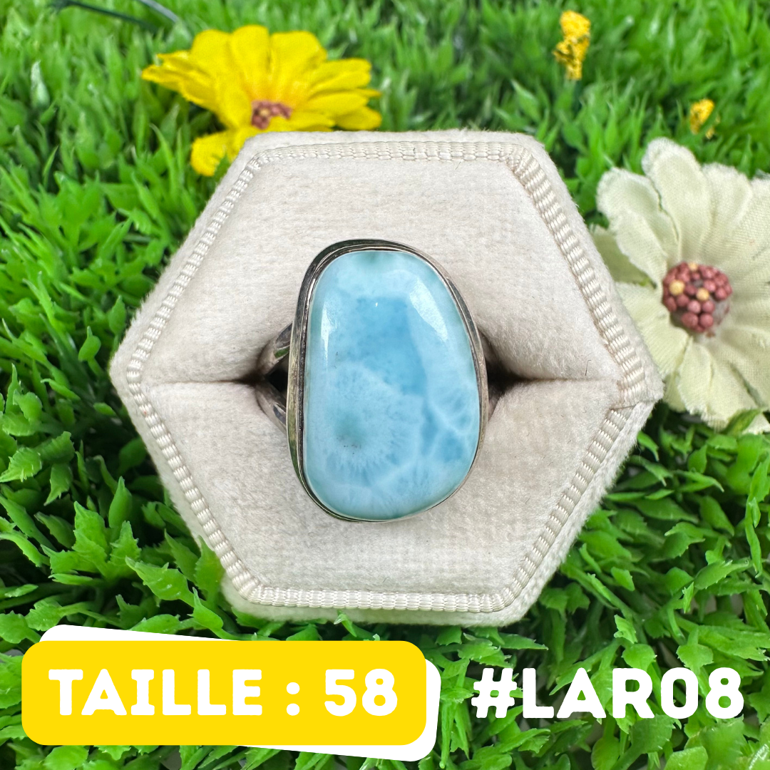 Bague Larimar #LAR08