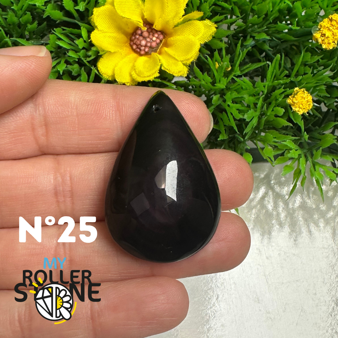 Pendentif Obsidienne Arc-en-Ciel 5A (Oeil céleste)