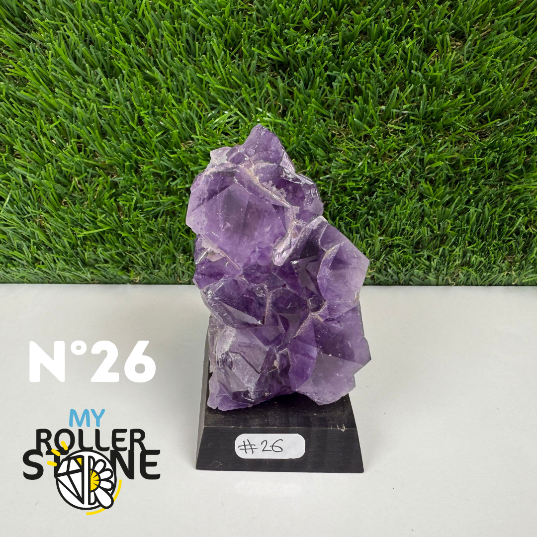 Améthyste sur socle