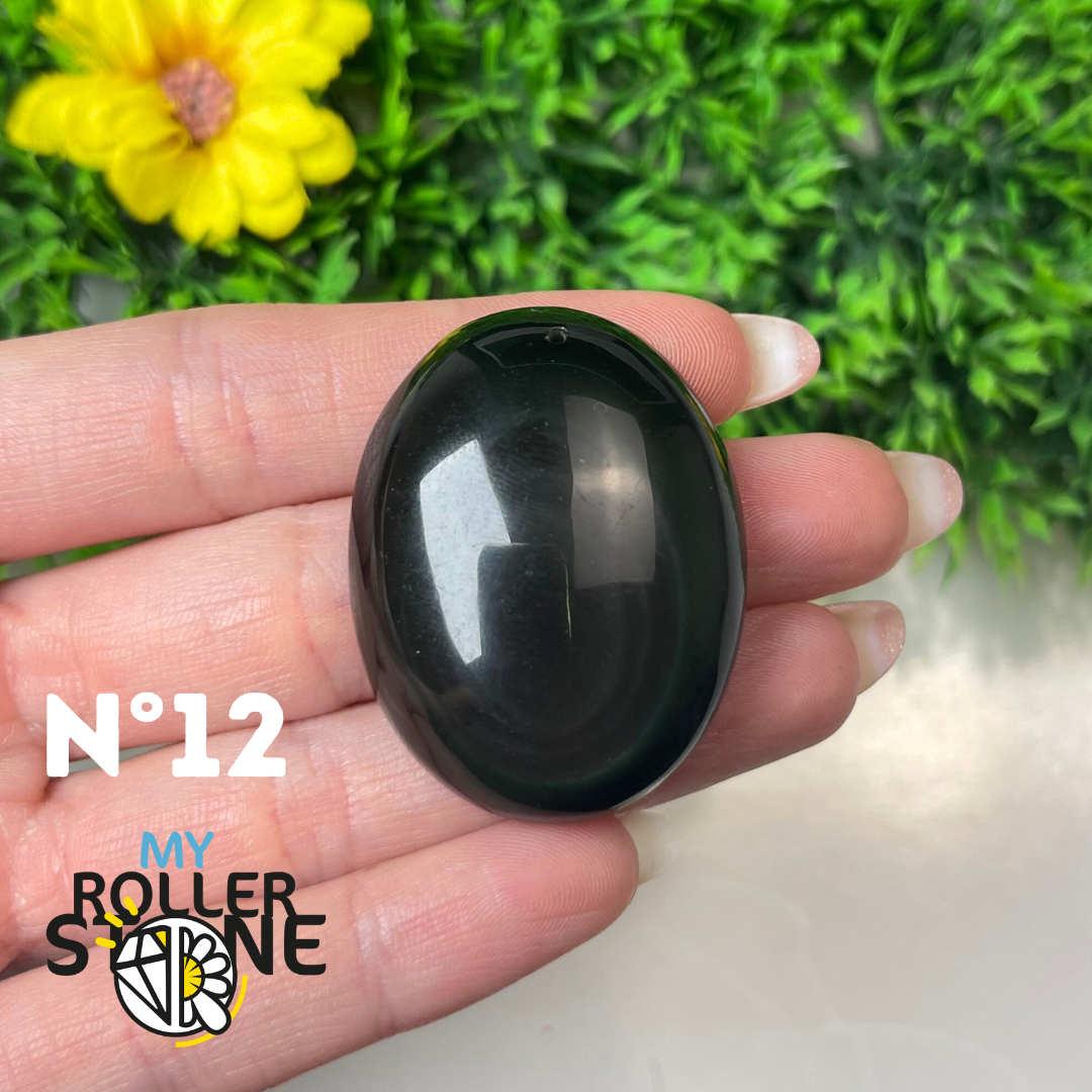 Pendentif Obsidienne Arc-en-Ciel 5A (Oeil céleste)