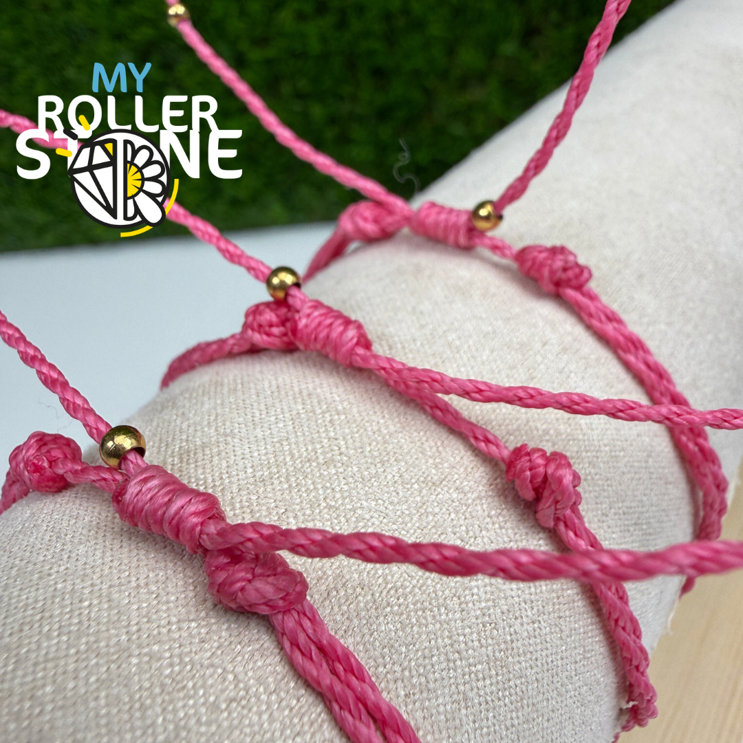 Bracelet chat Cordon Ciré Acier inoxydable