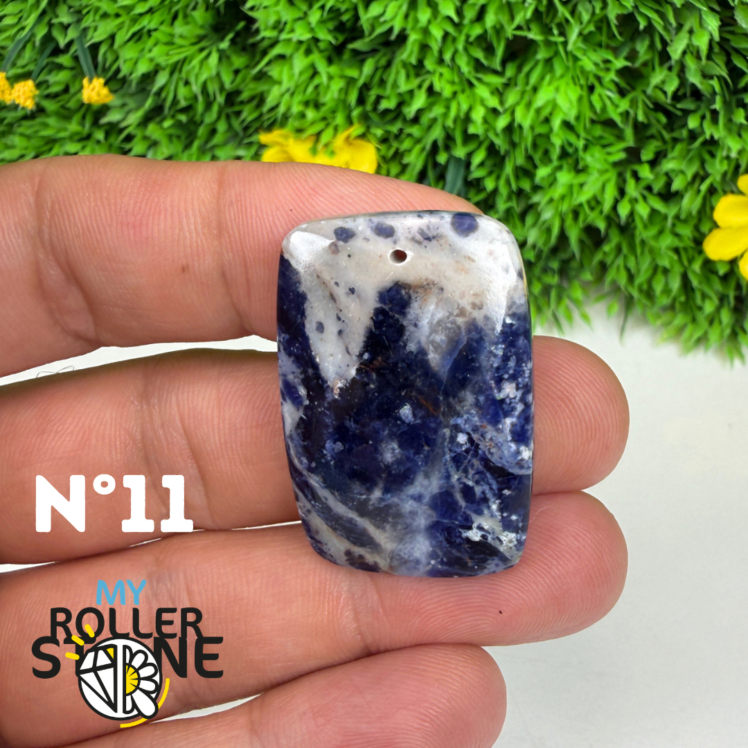 Pendentifs Percés Sodalite 5A
