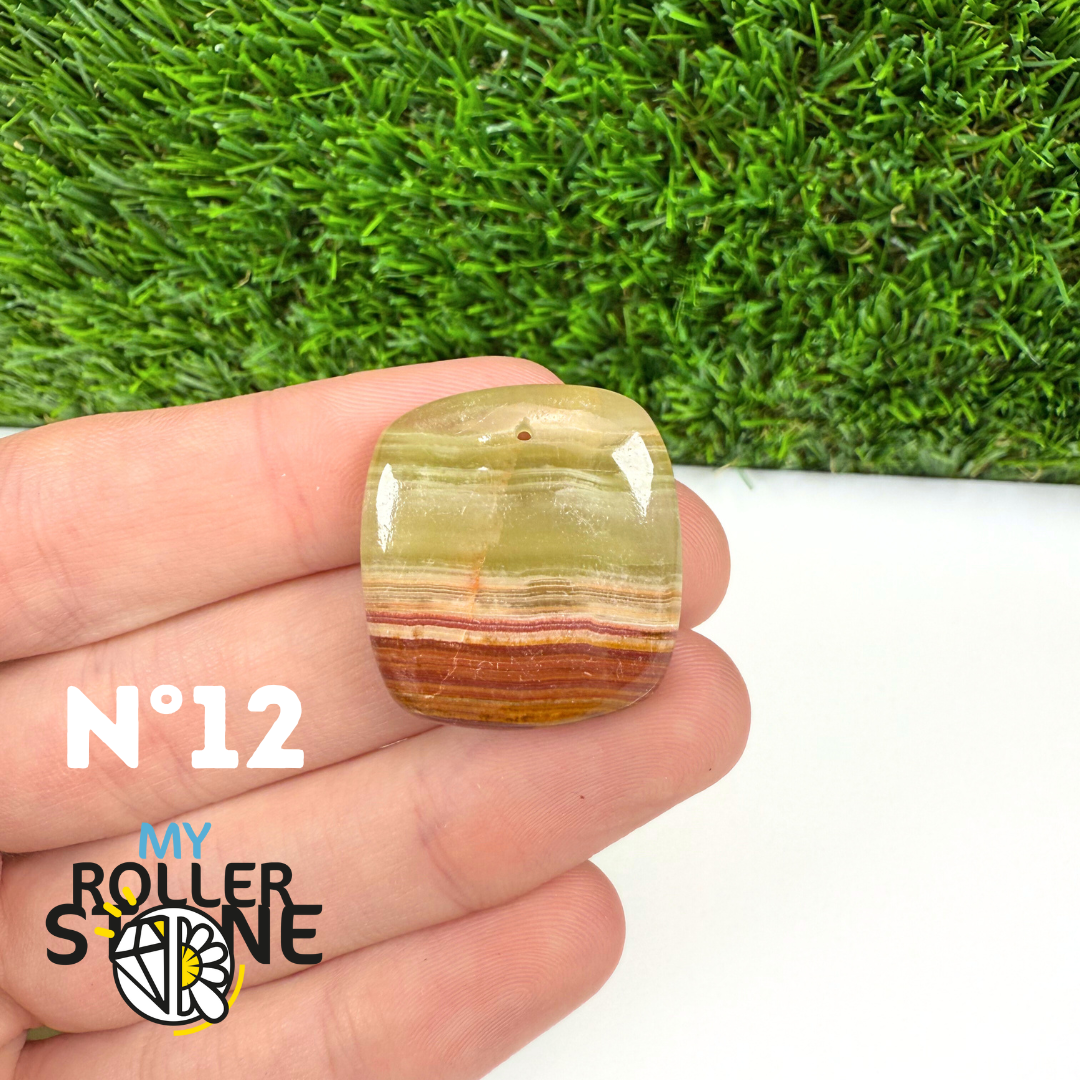 Pendentif Calcite Verte 5A Percé