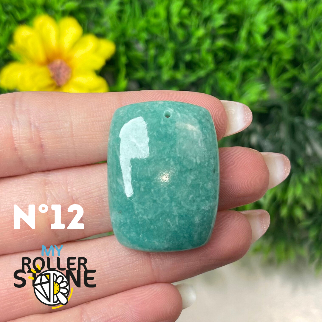 Pendentif Amazonite Brésil 5A