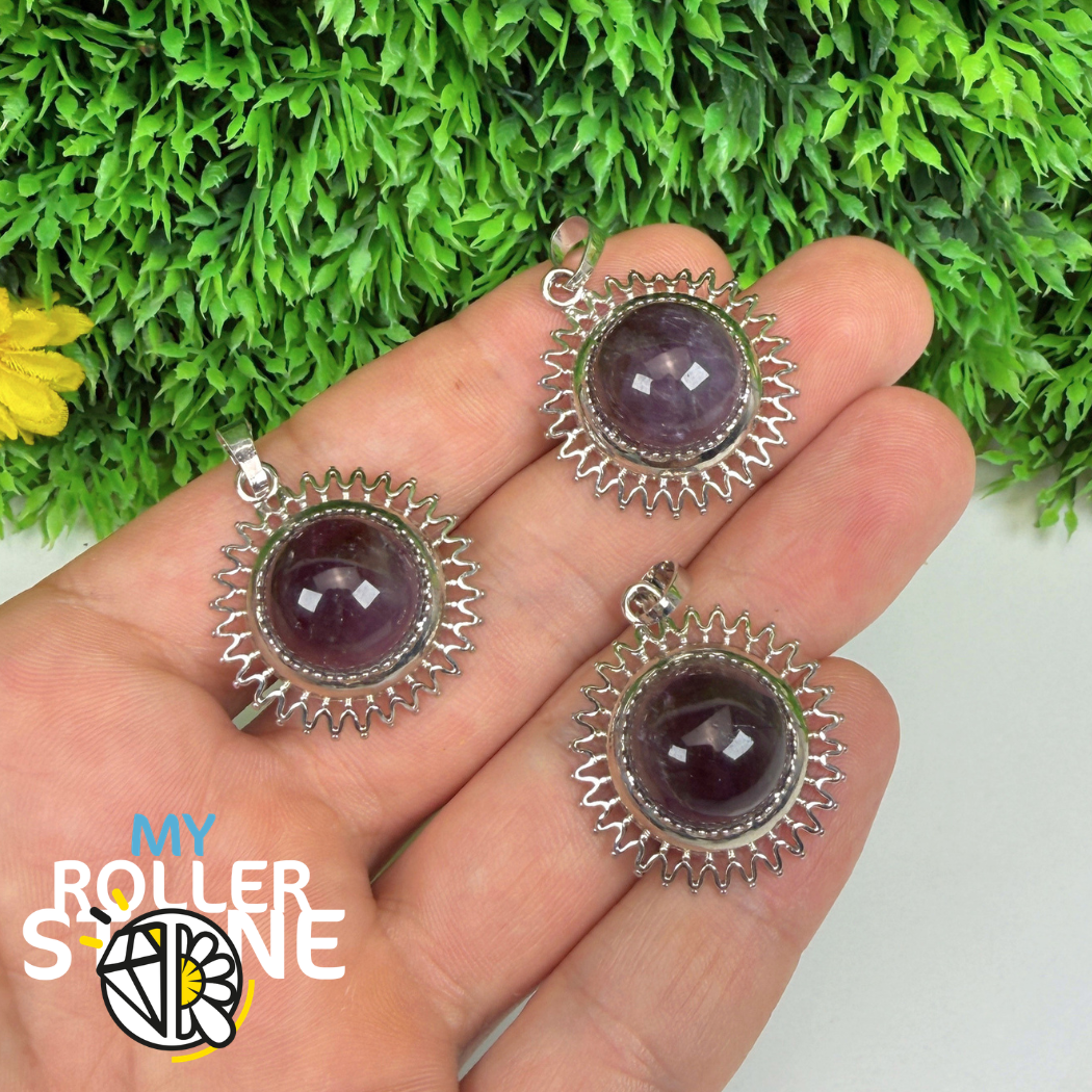 Pendentif Soleil Pierre