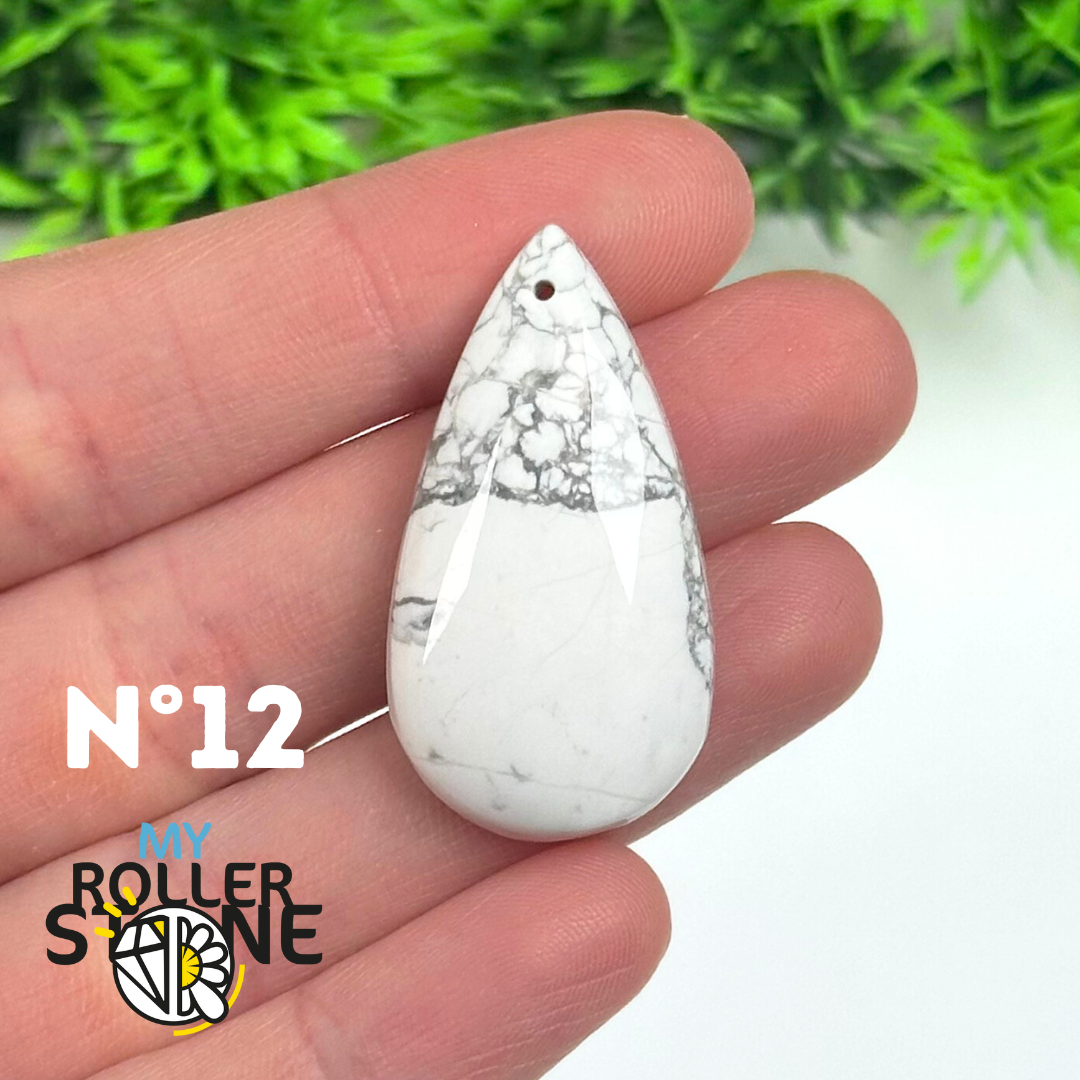 Pendentif Howlite 5A
