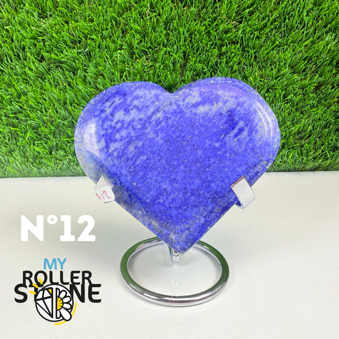 Coeur en Lapis Lazuli avec Support