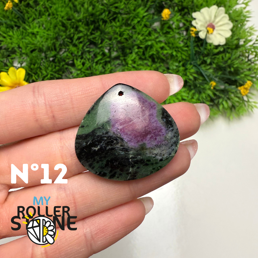 Pendentif Ruby Zoïsite 5A percé