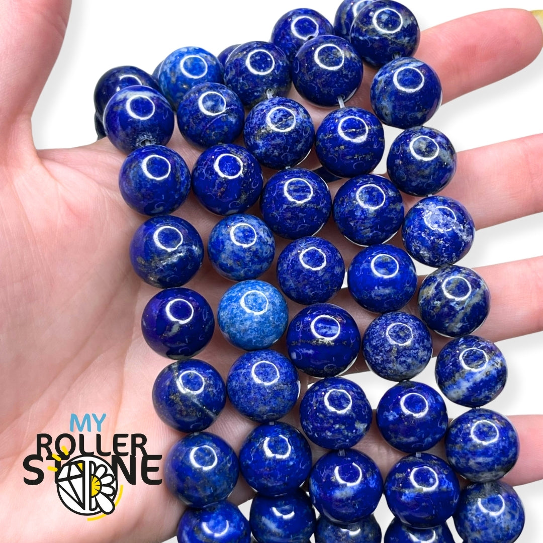 Perle lapis lazuli 5A 12 MM