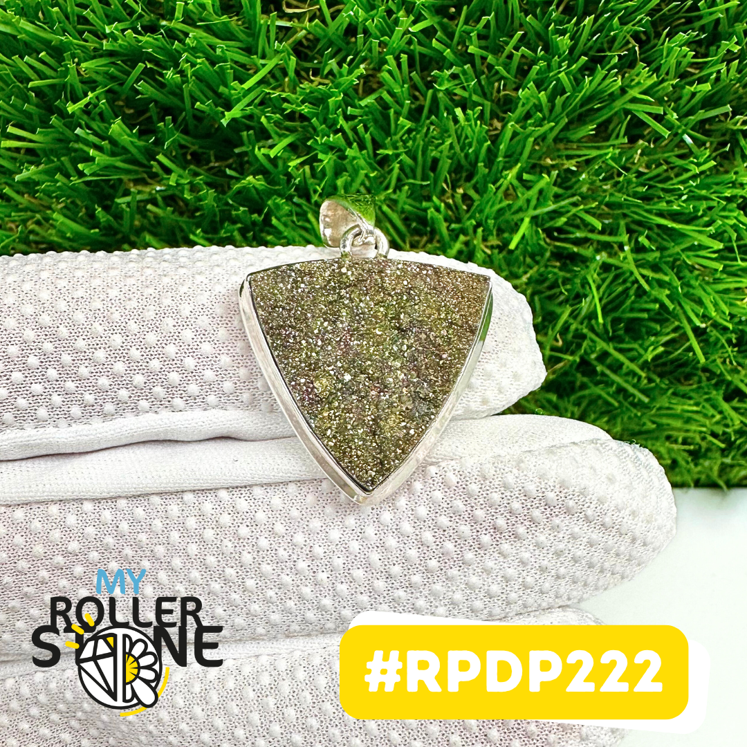 Pendentif Pyrite Arc En Ciel #RPDP222