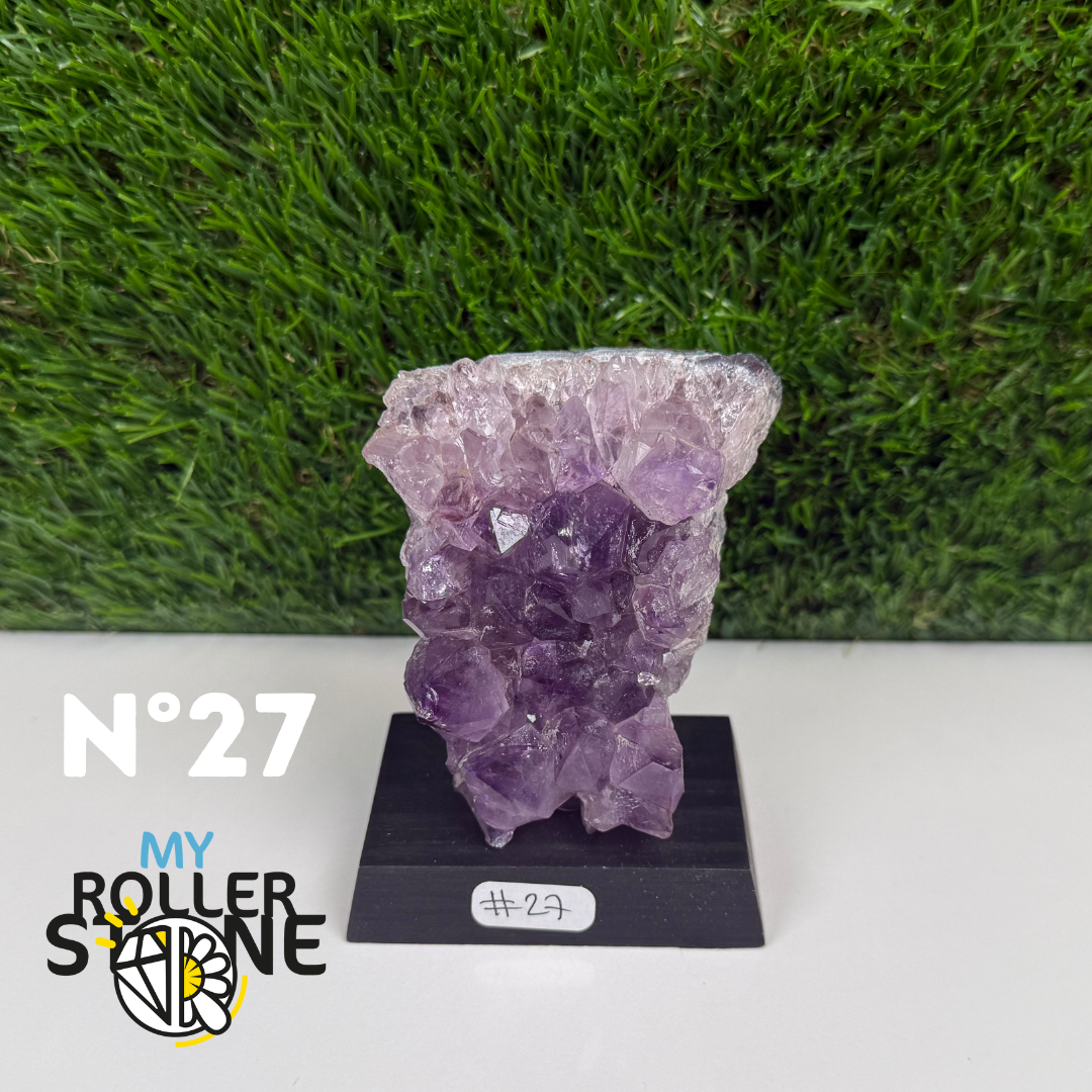 Améthyste sur socle