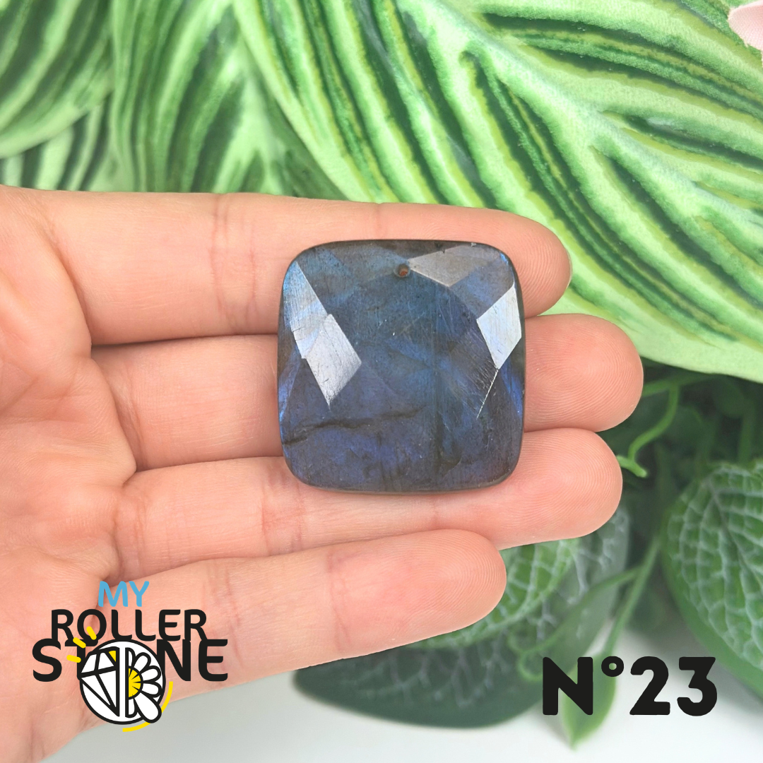 Pendentifs Labradorite Blue Fire Facettée 5A