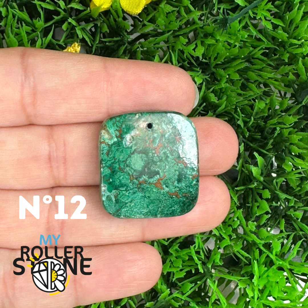 Pendentif Percé Chrysocolle