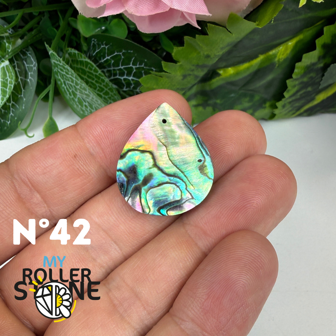 Pendentif en Abalone Forme Libre 5A