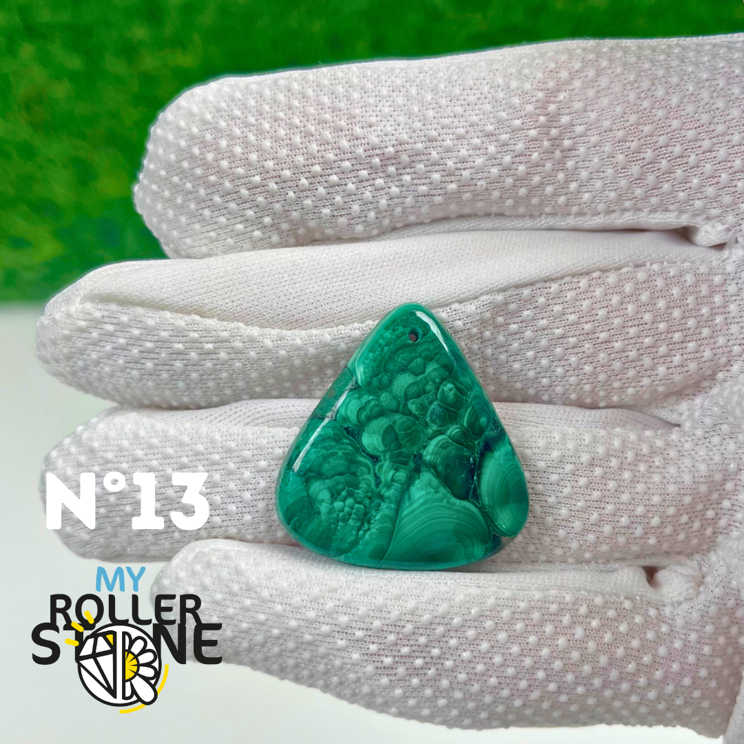 Pendentif Malachite 5A percé