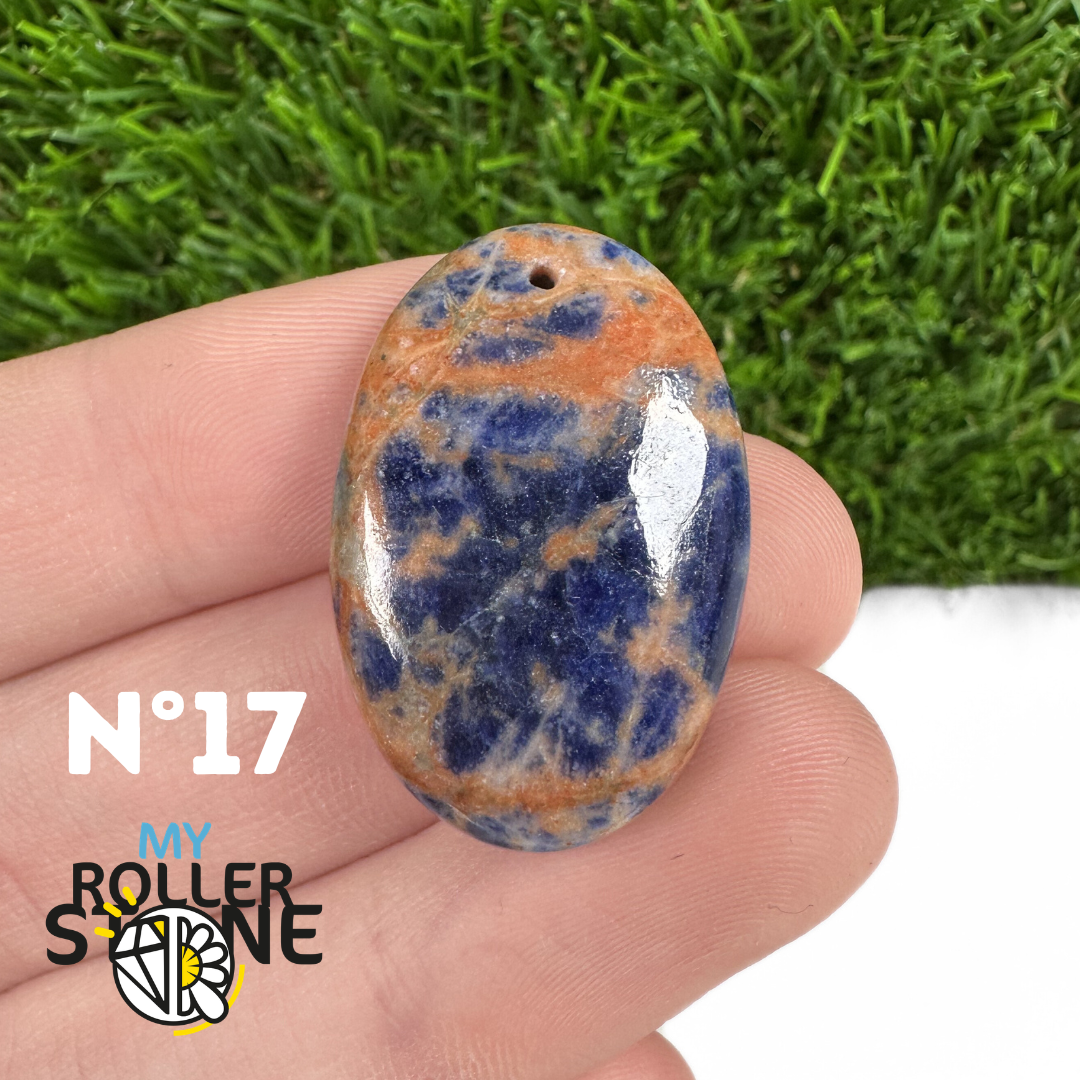 Pendentifs Sodalite Orange Forme Libre 5A