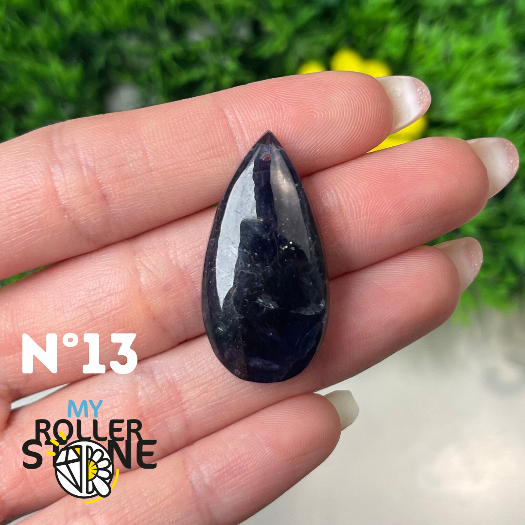Pendentif Iolite Sunstone 5A