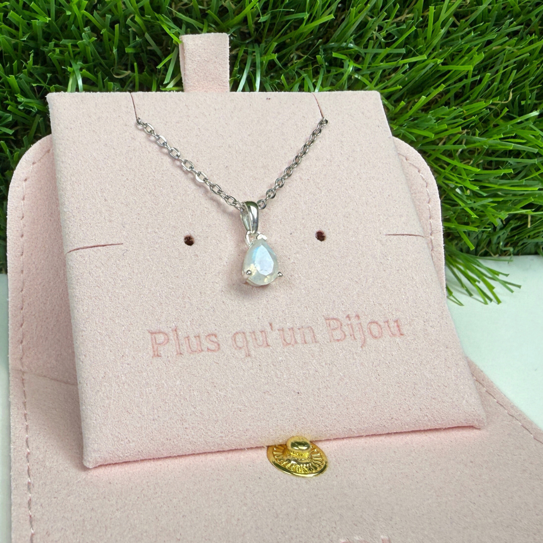 Pendentif Solitaire Pierre de Lune 