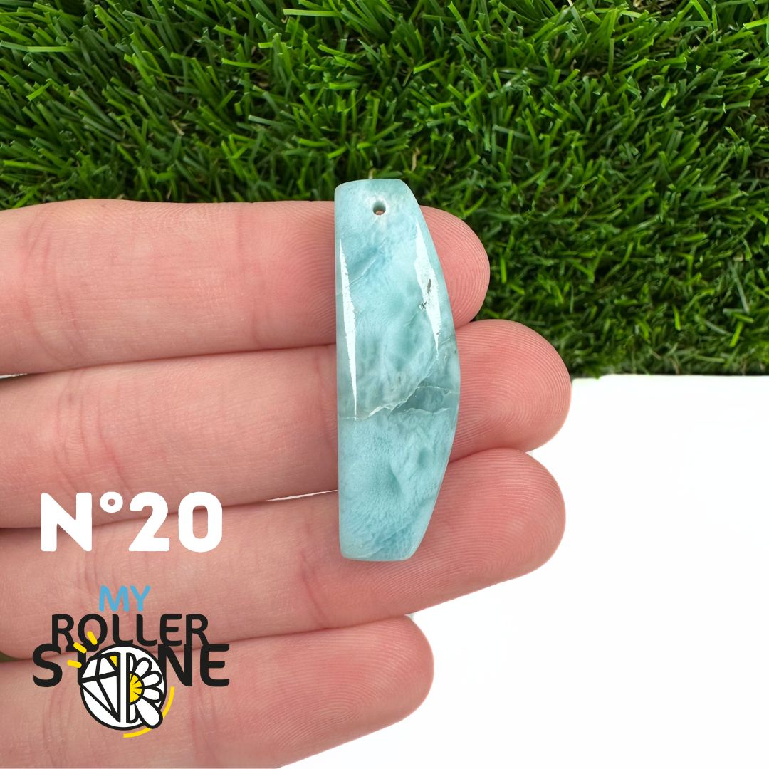 Pendentif Larimar 5A percé