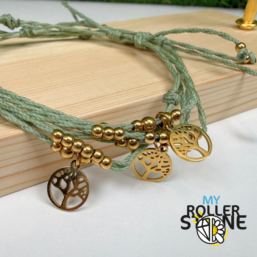 Bracelet Arbre de vie réglable Acier inoxydable