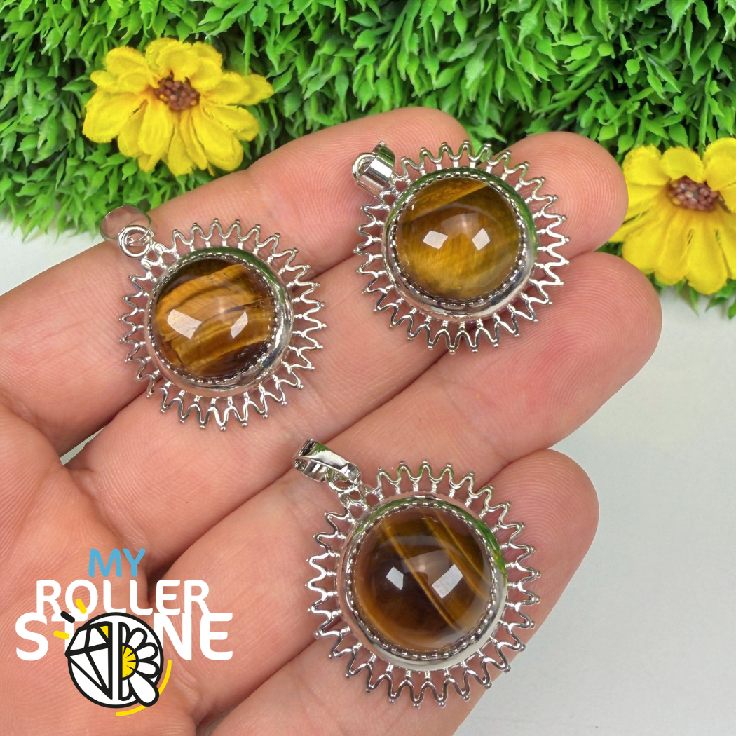 Pendentif Soleil Pierre