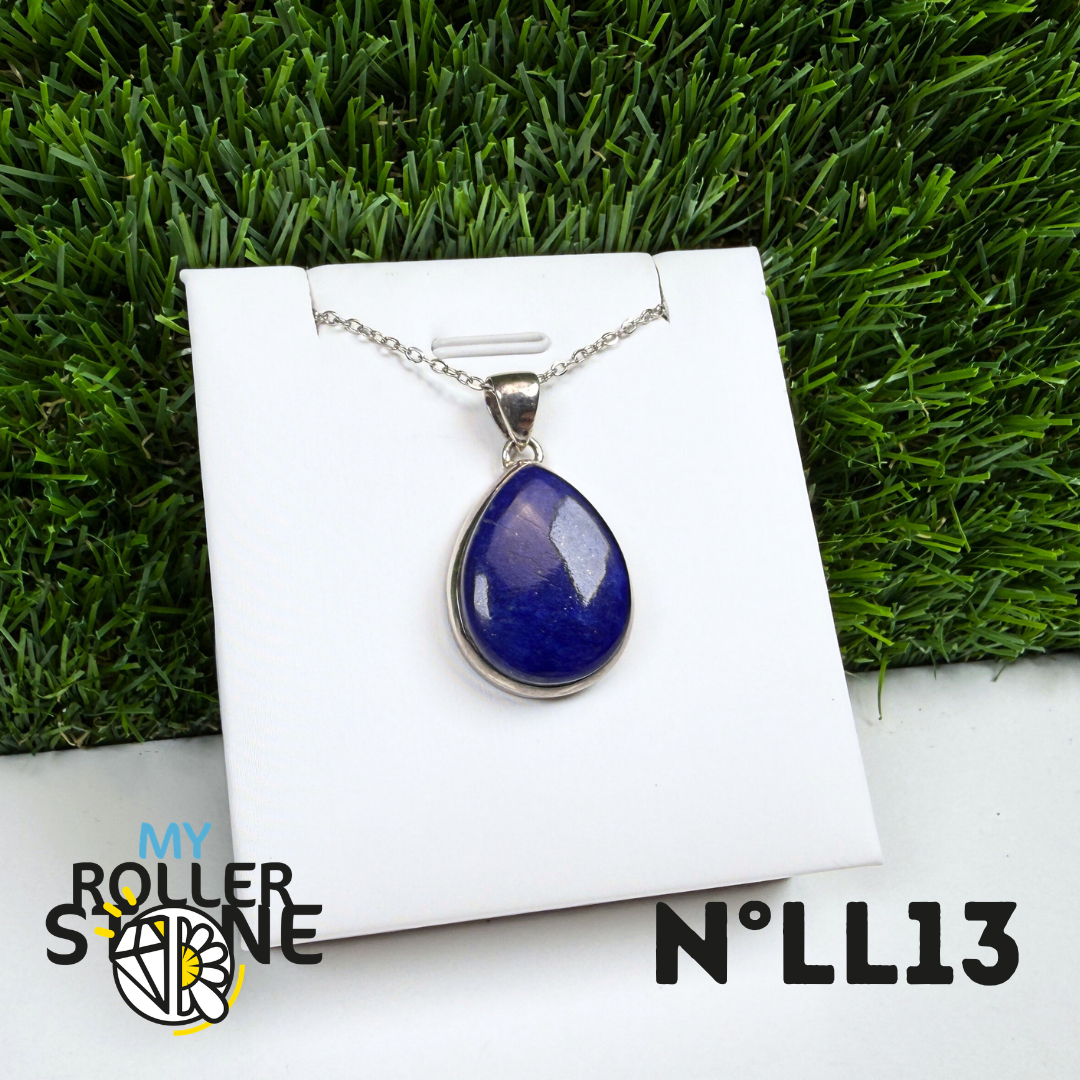 Pendentif Lapis Lazuli 29,5 Carats Argent 925 - Pierre Naturelle Belière