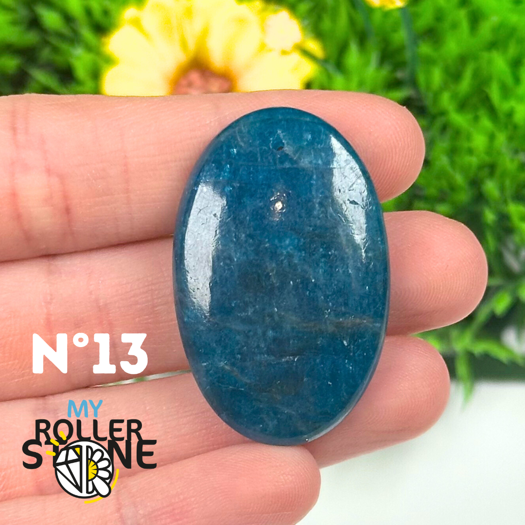 Pendentif Apatite bleue 5A