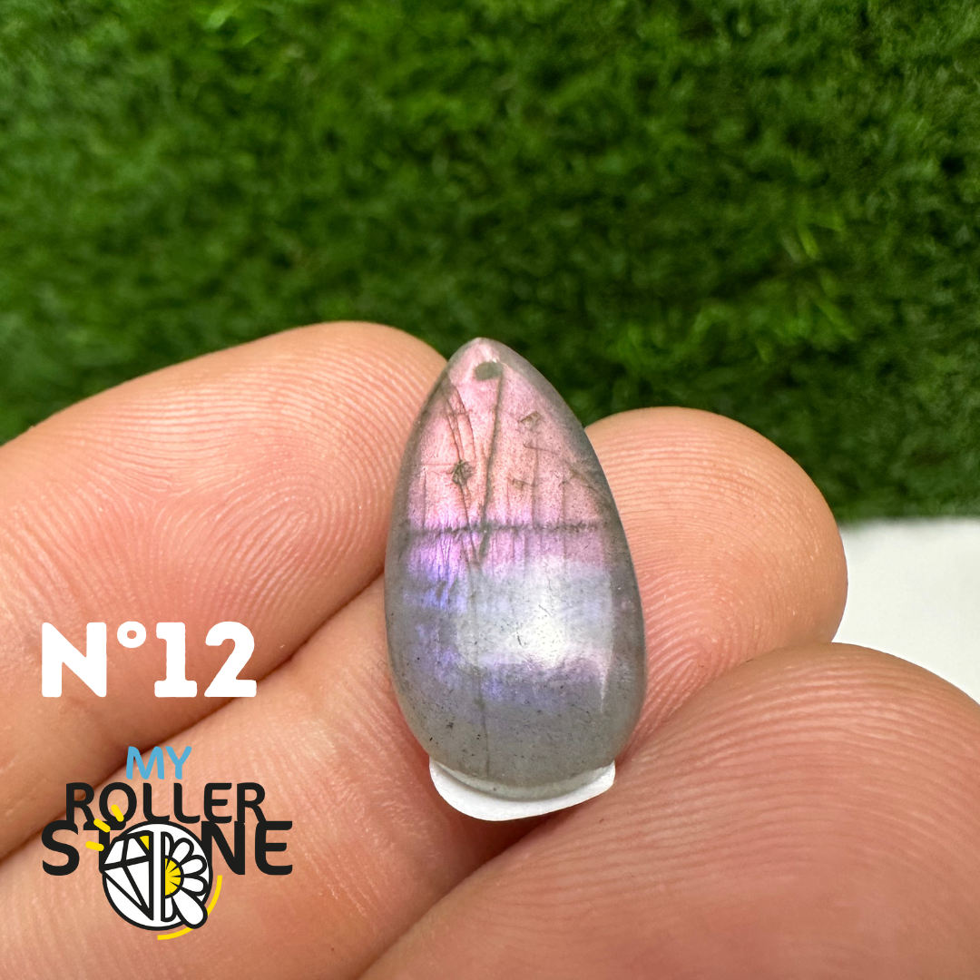 Pendentifs Labradorite Violette forme Libre 5A