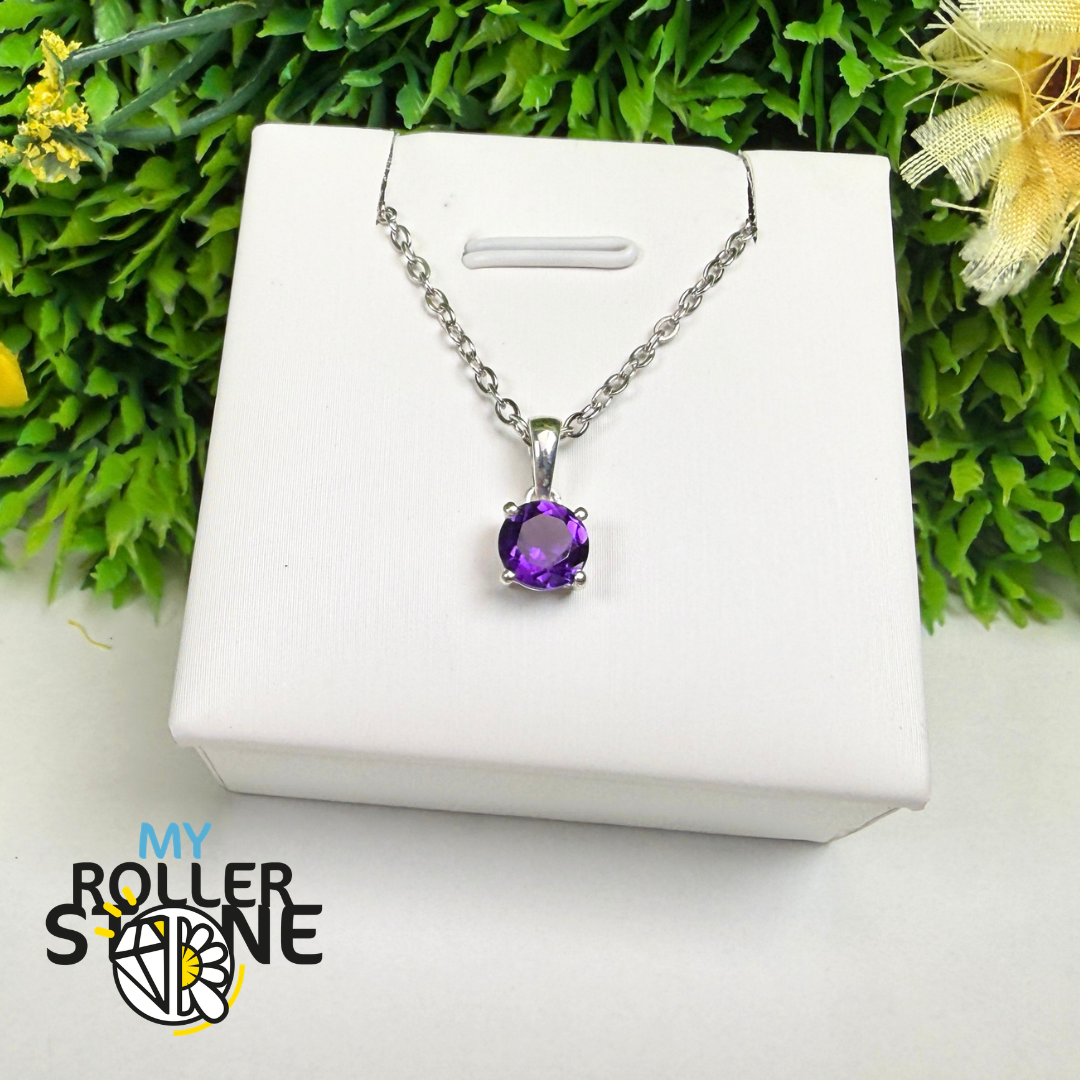 Pendentif Améthyste Facettée – PBC206-AMF
