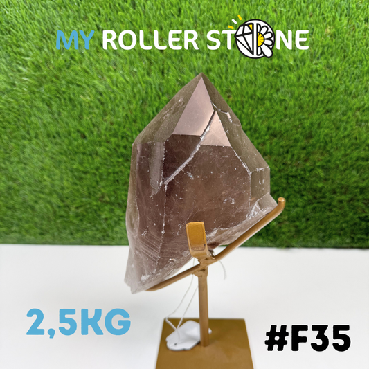 Quartz Fumé sur Support #F35