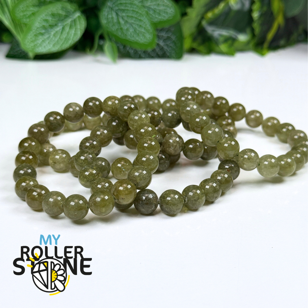 Bracelet Grenat vert