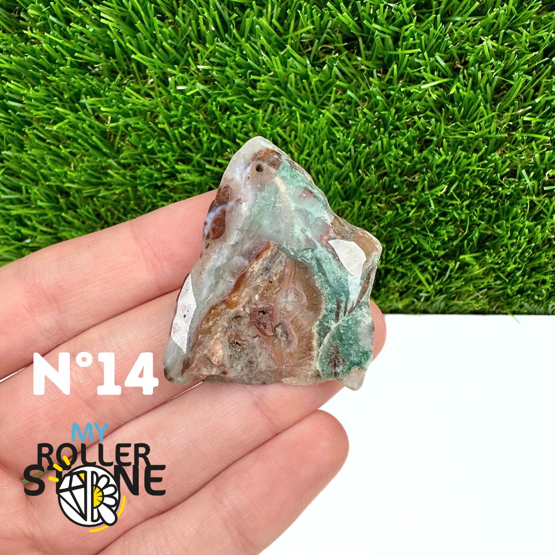 Pendentif Percé Aquaprase tranche 5A