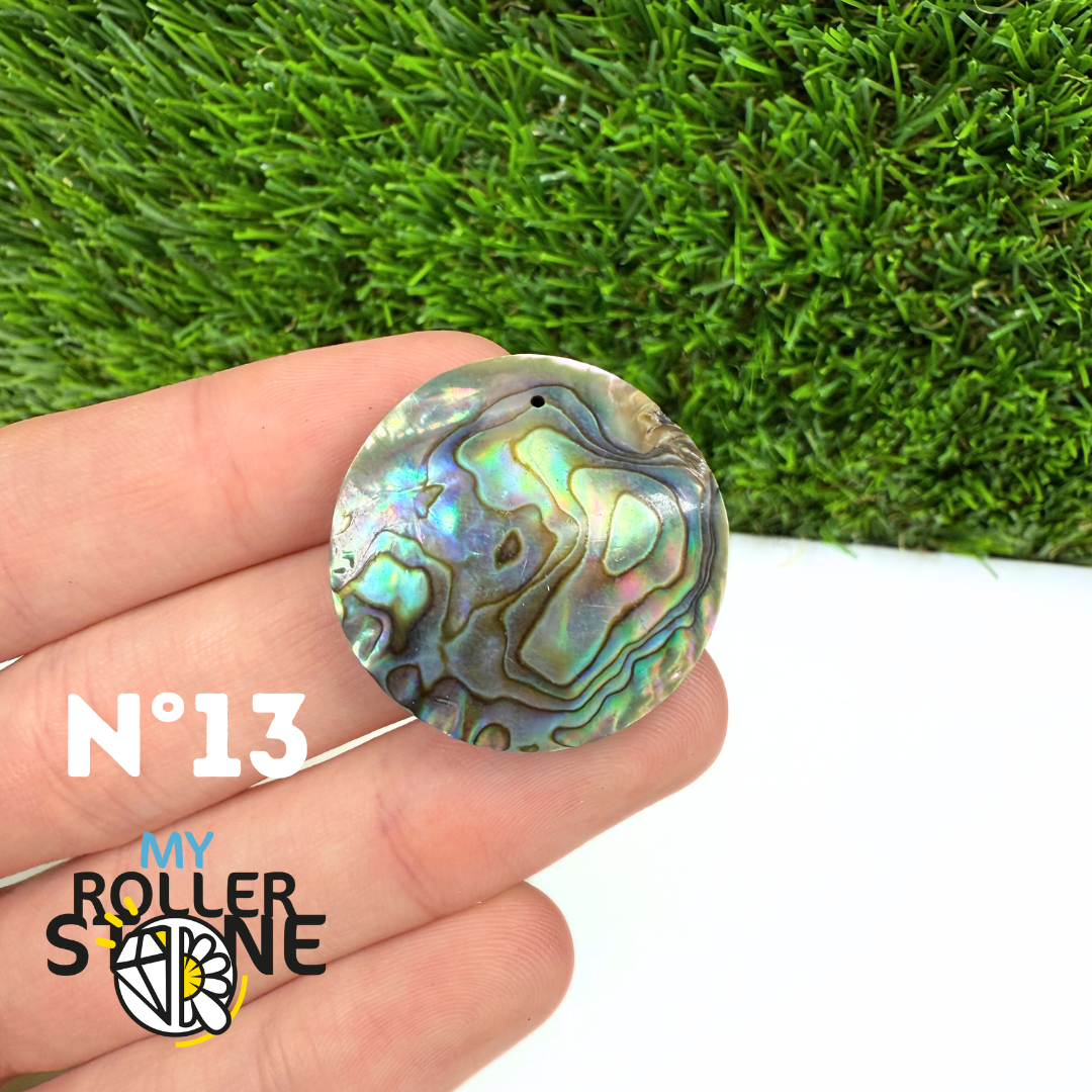 Pendentif en Abalone Forme Libre 5A