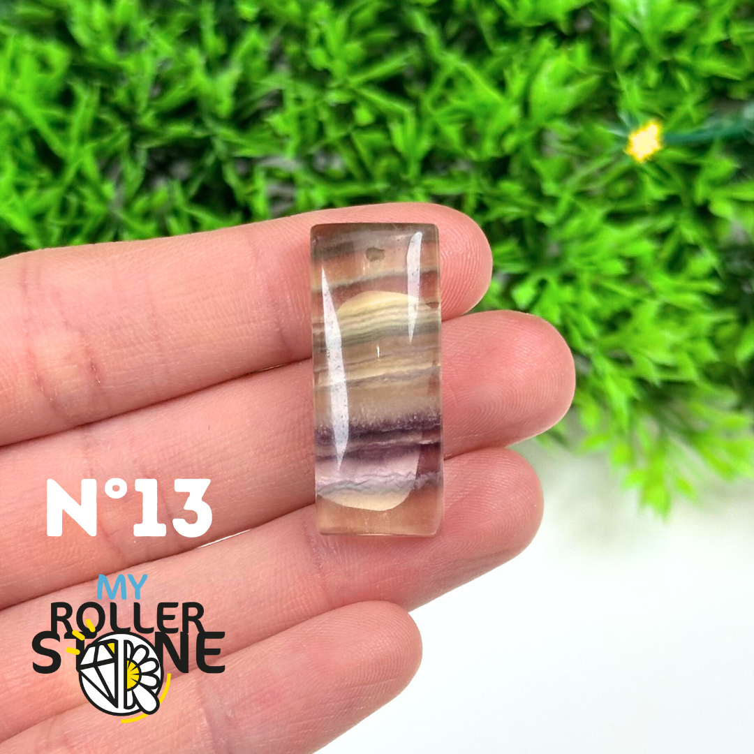 Pendentif Percé Fluorite 5A