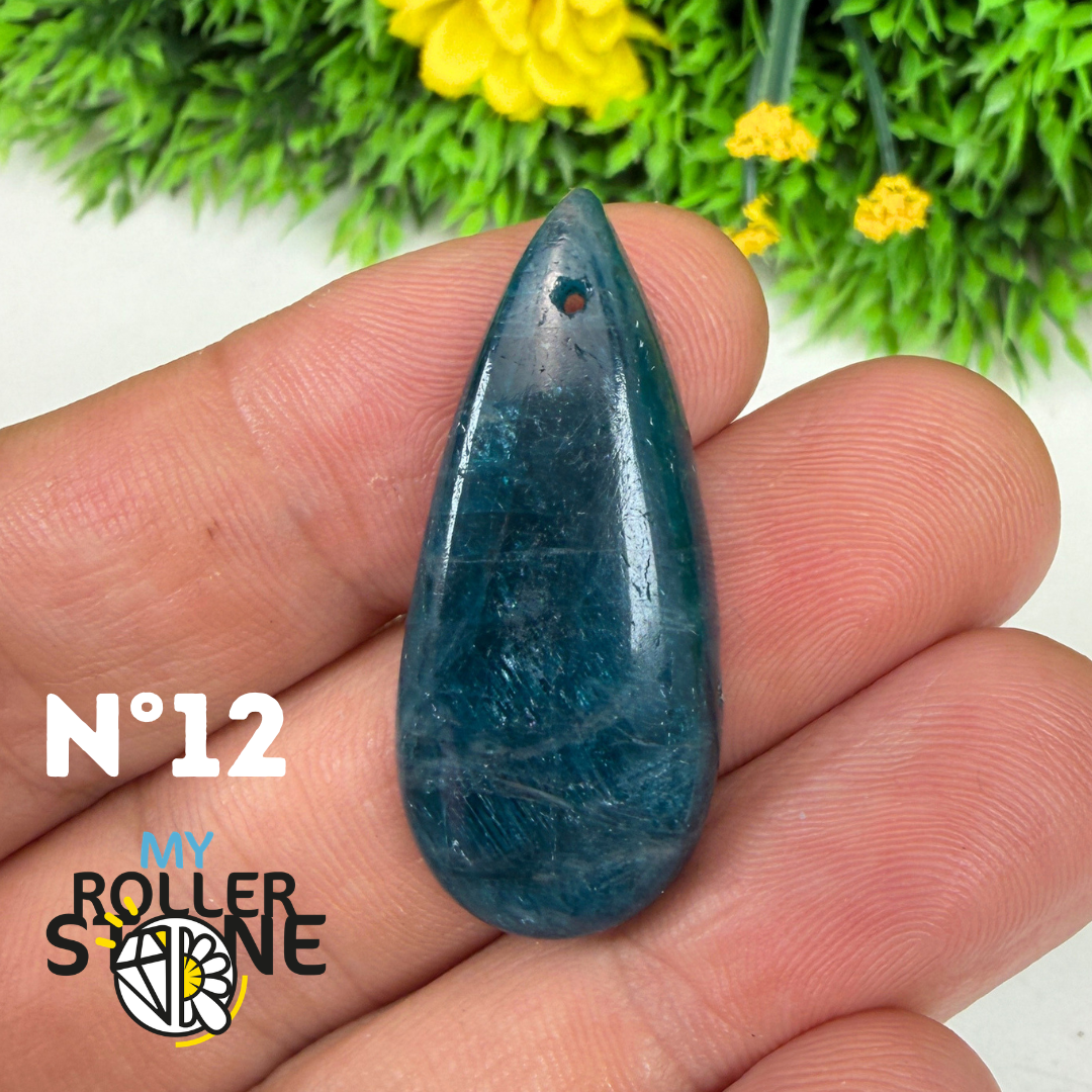 Pendentif Apatite bleue 3A