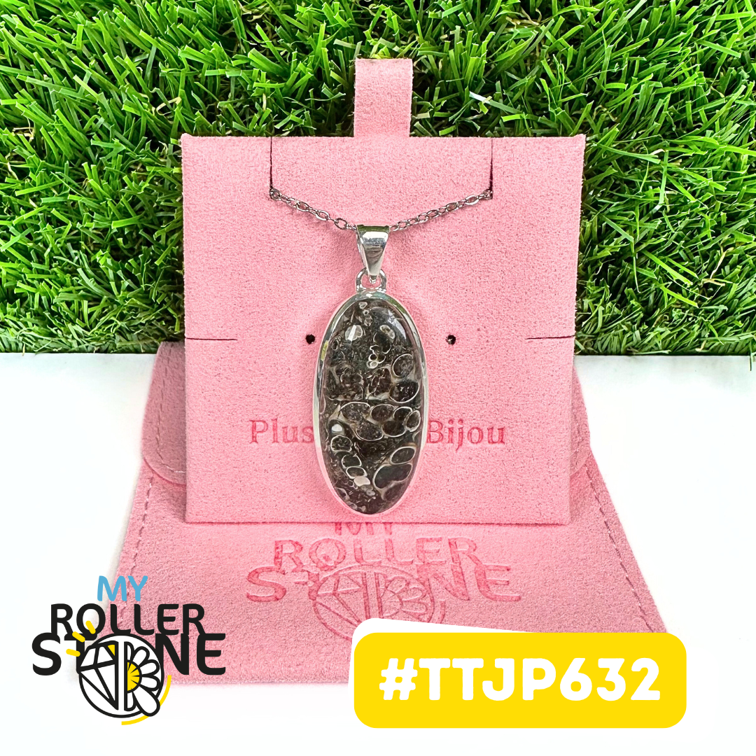 Pendentifs en Jaspe Turritella Argent925 #TTJP632
