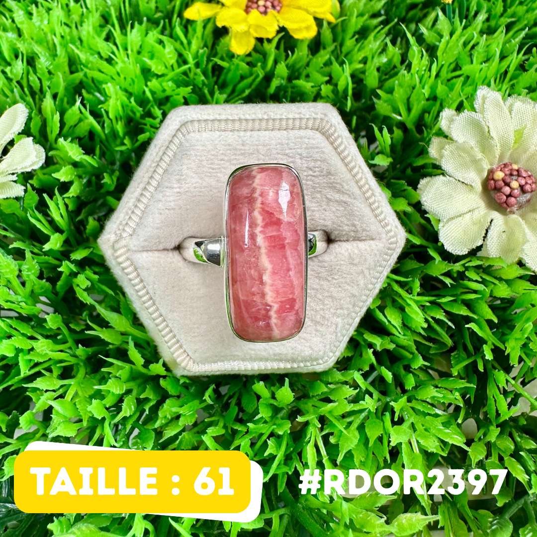 Bague Rhodochrosite Argent 925 #RDOR2397