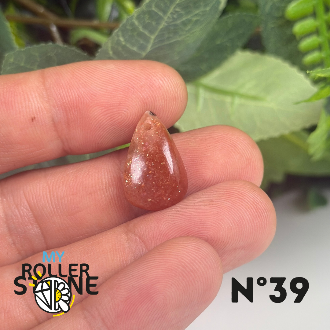 Petit Pendentifs Pierre de Soleil Forme Libre 5A