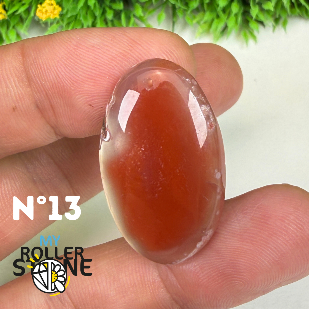 Pendentif percé Agate du Botswana 5A