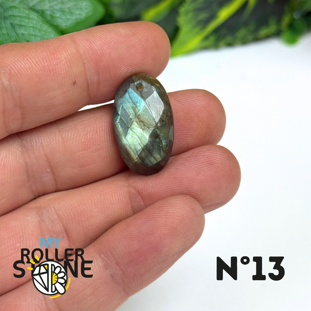 Pendentifs Labradorite Facettée Multi fire 5A