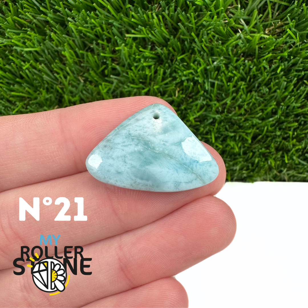 Pendentif Larimar 5A percé