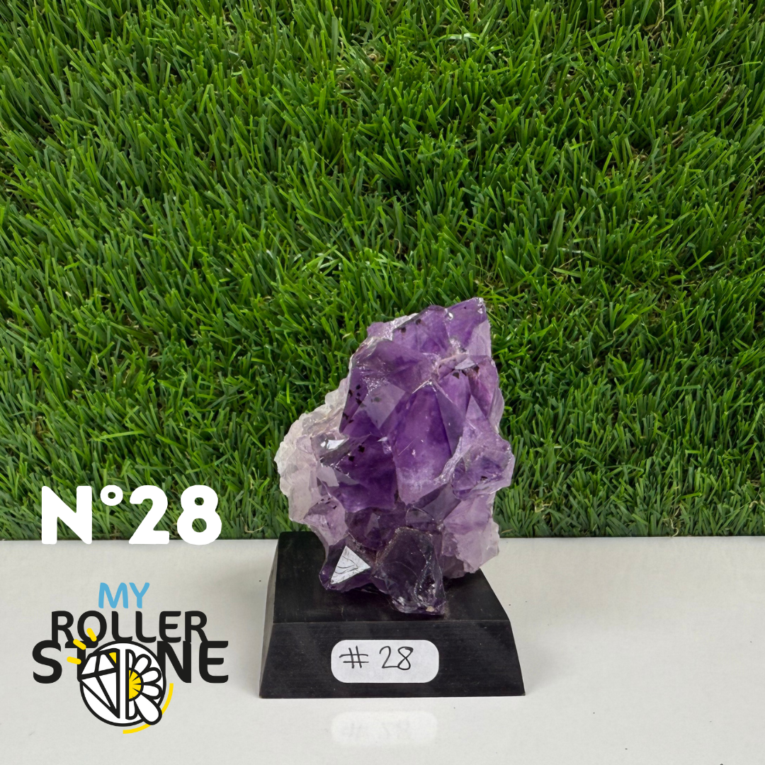 Améthyste sur socle