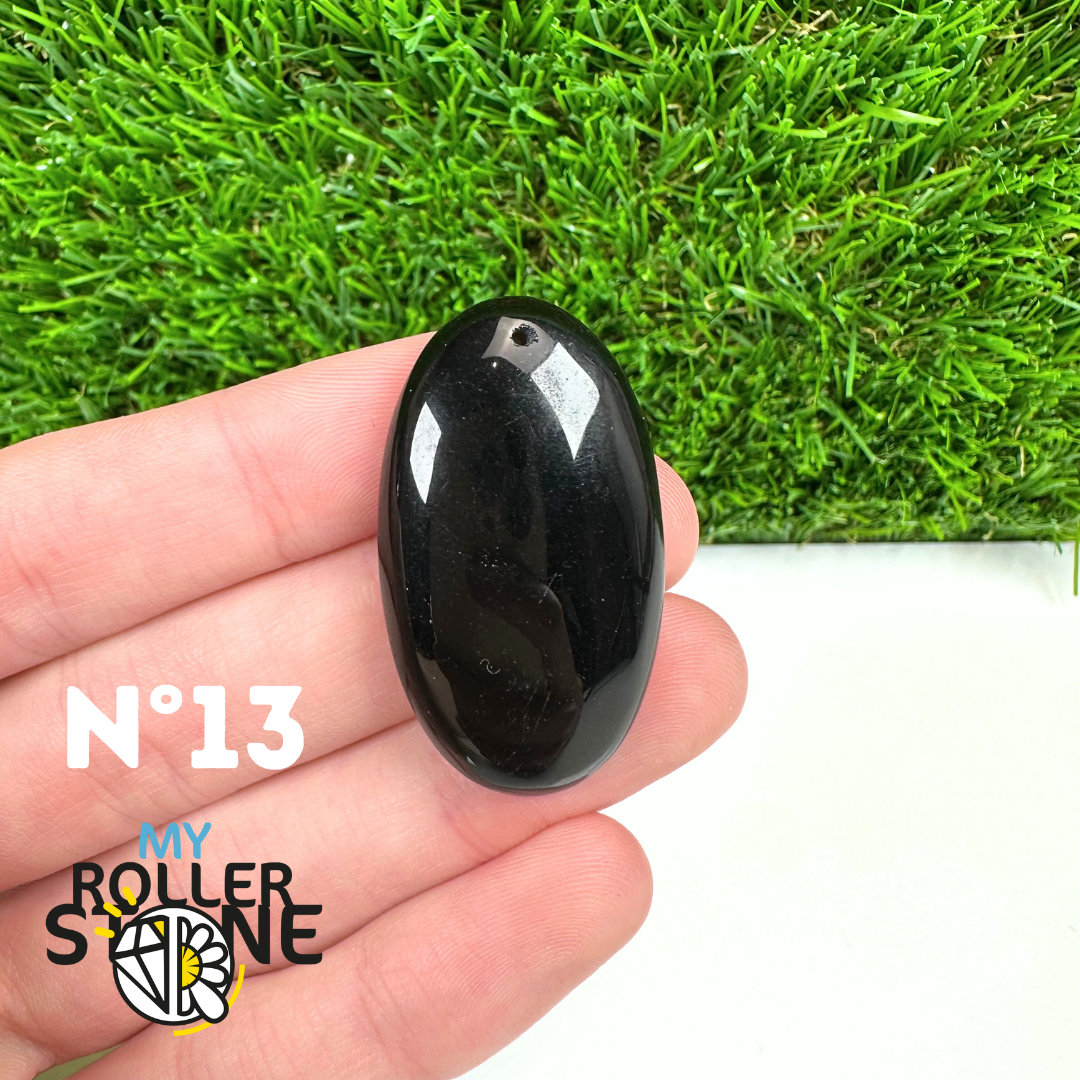 Pendentif Percé Tourmaline Noire