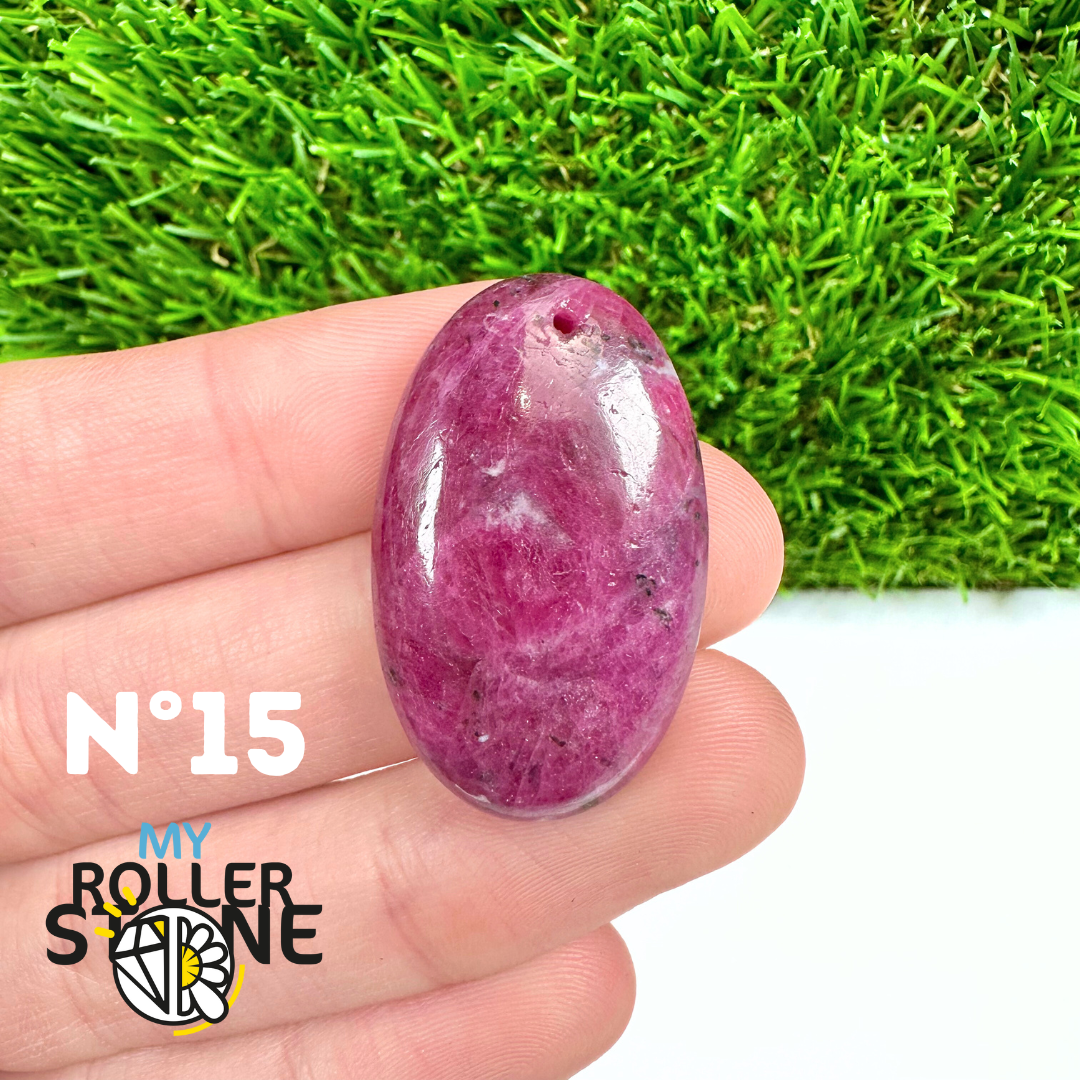 Pendentif Percé Rubis 3A