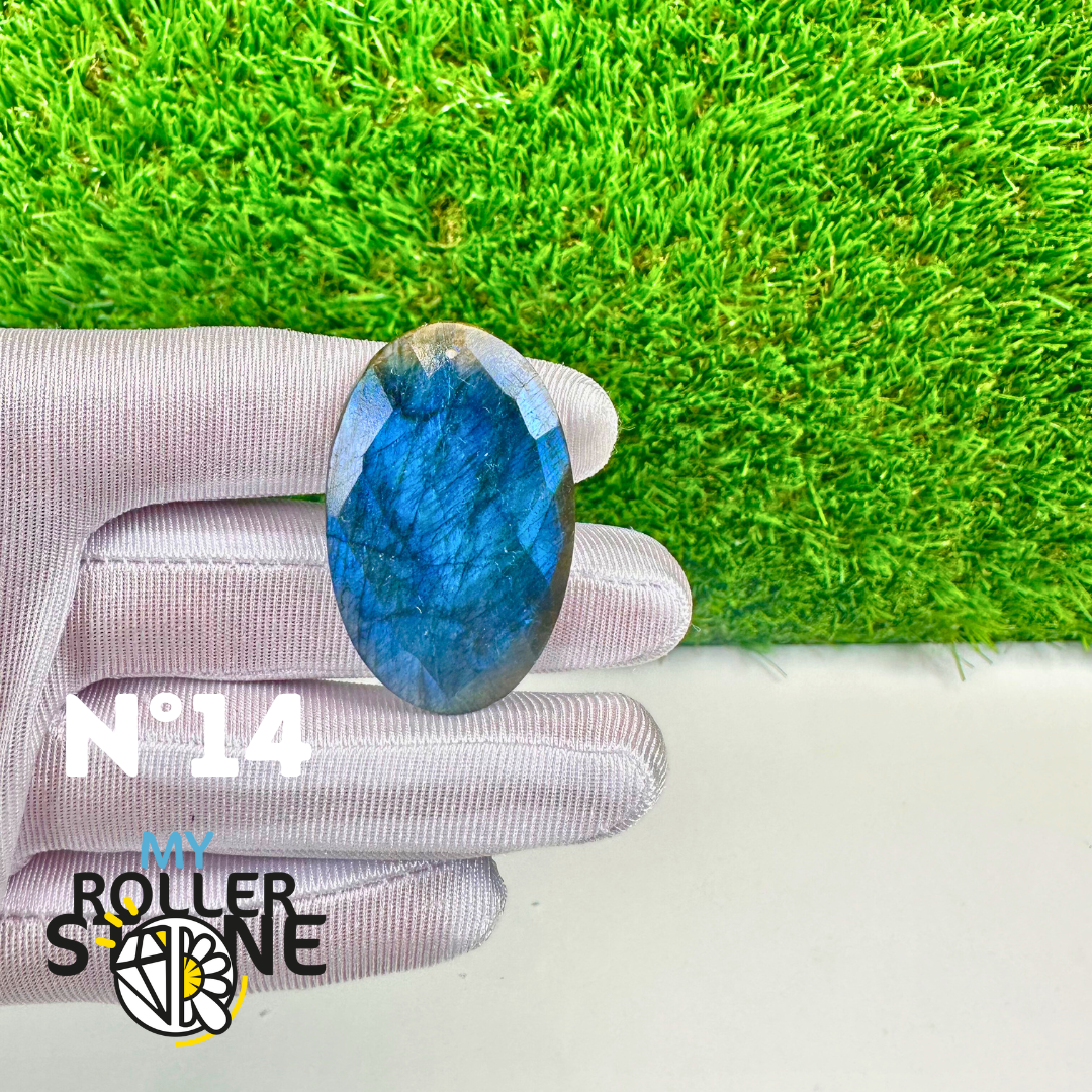 Pendentifs Labradorite blue fire Facettée 5A